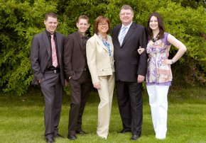 2009: Familienfoto anlässlich der 25-Jahr Feier der Firma Mählmann Gemüsebau